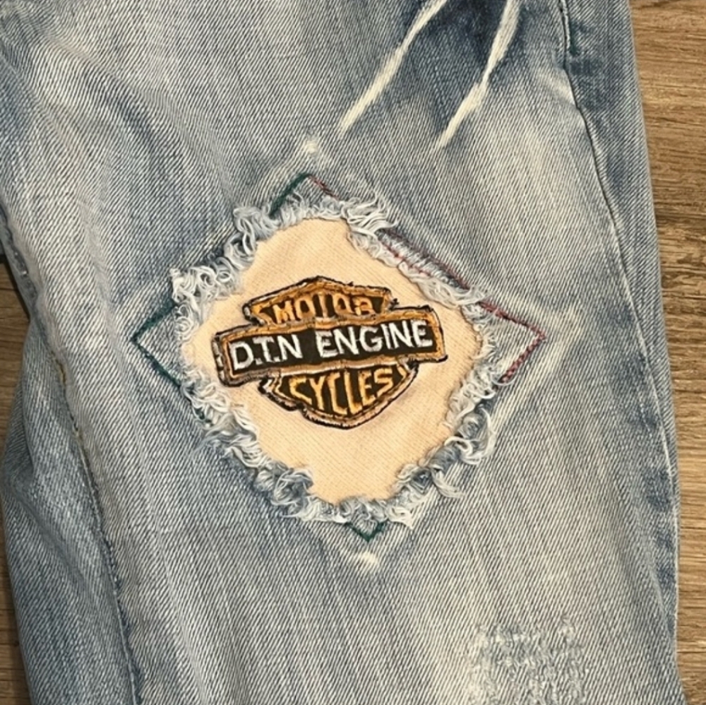 Vintage Trois Filles Un Jean, Design 3.F.I.J Denim Pants, Size 27 - Picture 3 of 6